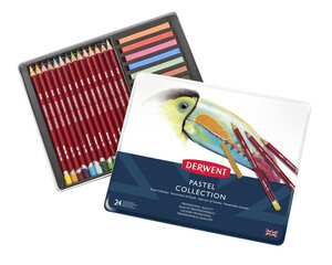 Crayon Pastel Derwent Collection Boite 24 crayons