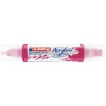 Marqueur acryl 3d dble pointe 5400 telemagenta 2-3 mm  5-10 mm EDDING