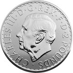 Pièce de monnaie en Argent 2 Pounds g 31.1 (1 oz) Millésime 2023 Cosmic Investment URANUS