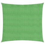 vidaXL Voile d'ombrage 160 g/m² Vert clair 5x5 m PEHD