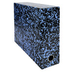 Boite Transfert Dos 90mm Annonay - Bleu - X 5 - Exacompta