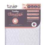 Matelas bébé climatisé 70 x 140 x 10 cm - 1 face été  1 face hiver