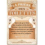 Cadre en toile règles des toilettes 3