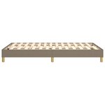 vidaXL Cadre de lit Taupe 120x200 cm Tissu