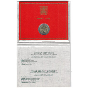 2 euros commémorative Vatican 2016 - Jubilé de la Miséricorde en coffret BU.