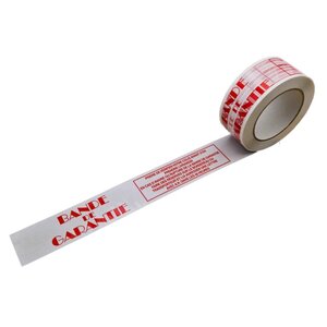 Lot de 12 Rouleaux Adhésifs 'Bande de garantie' SILENCIEUX : 48 mm X 100 mètres