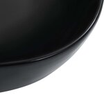 vidaXL Lavabo 45 5x32x13 cm Céramique Noir