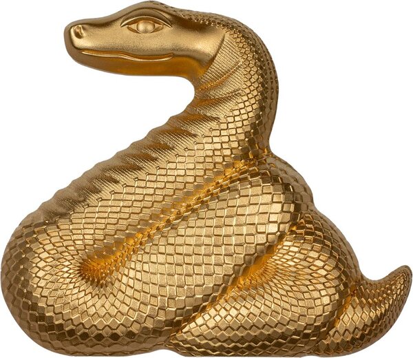 Pièce de monnaie en Argent 1000 Togrog g 31.1 (1 oz) Millésime 2025 Shaped Lunar Year NIMBLE SNAKE