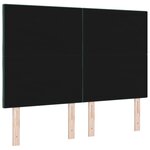 vidaXL Tête de Lit Design Blocs en Diamant Verte Foncée 144 cm Velours