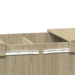 vidaXL Table basse chêne sonoma 100x55x40 cm bois d'ingénierie