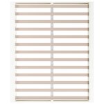 vidaXL Cadre de lit Blanc 200x200 cm Bois massif
