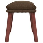 vidaXL Repose-pied Marron 45x29 5x35 cm Tissu
