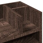 Organisateur armoire de bureau bois d'ingénierie Chêne marron 02_0043575