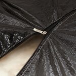 vidaXL Sac de rangement pour sapin de Noël noir 150x75x75 cm PE