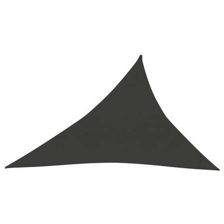 vidaXL Voile d'ombrage 160 g/m² Anthracite 4x5x6 8 m PEHD