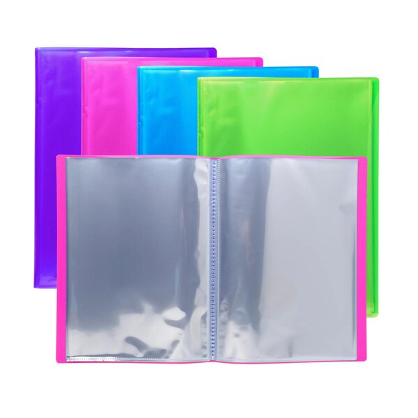 Protège-documents En Polypropylène Semi Rigide Iderama Pp 60 Vues - A4 - Couleurs Assorties - Exacompta