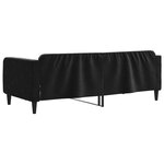 vidaXL Lit de repos noir 90x200 cm velours