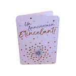 Carte De Voeux - Anniversaire - Un  Anniversaire Etincelant !