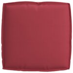 vidaXL Coussin de palette bourgogne 50x50x12 cm en tissu Oxford