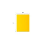 Paquet De 100 Chemises Rock''s 210 - 24x32cm - Jaune Citron - Exacompta