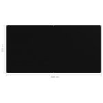 vidaXL Tapis de tente 250x500 cm Noir