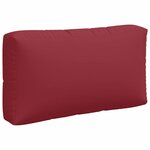 vidaXL Coussins de palette lot de 3 rouge tissu