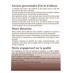 Tisanière fleurie porcelaine 250 ml + Trio tisanes festives - Soirées d'hiver Noël Orange Canelle