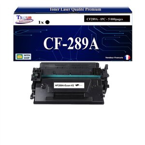 T3AZUR -Toner compatible avec HP CF289A (89A) pour HP LaserJet Enterprise MFP M528 M528c M528z M507 M507dn M507dng M507n M507x