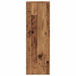 vidaXL Supports pour plantes 2 Pièces vieux bois bois d'ingénierie