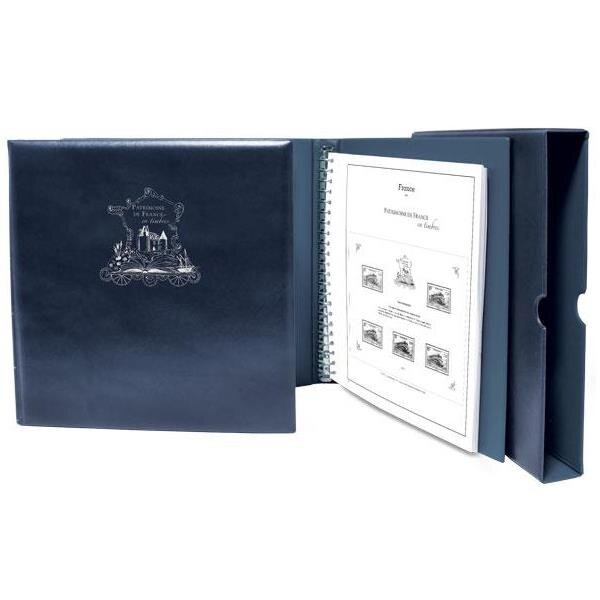 Album SUPRA "PATRIMOINE DE FRANCE EN TIMBRES" : étui + reliure