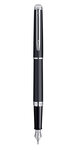 Waterman hemisphere stylo plume  noir mat  plume moyenne  encre bleue  coffret cadeau