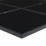 vidaXL Ensemble à manger de jardin 9Pièces coussins noir résine tressée
