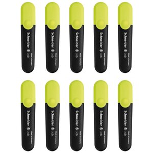 Surligneur Job jaune x 10 SCHNEIDER