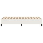 vidaXL Cadre de lit Crème 80x200 cm Tissu côtelé