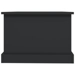 vidaXL Table basse Noir 90x50x35 cm Bois d'ingénierie