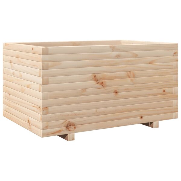 vidaXL Jardinière 90x60x49 5 cm bois de pin massif