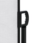 vidaXL Auvent latéral rétractable blanc 140x500 cm