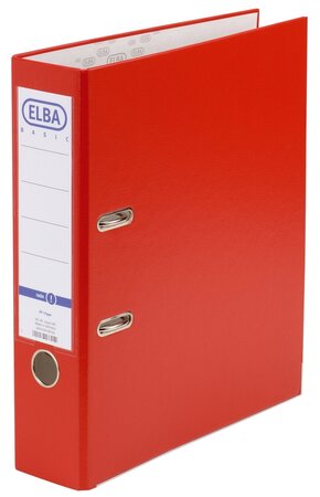 classeur à Levier Smart PP/Papier Dos de 80 mm Rouge ELBA