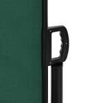 vidaXL Auvent latéral rétractable vert foncé 200x600 cm