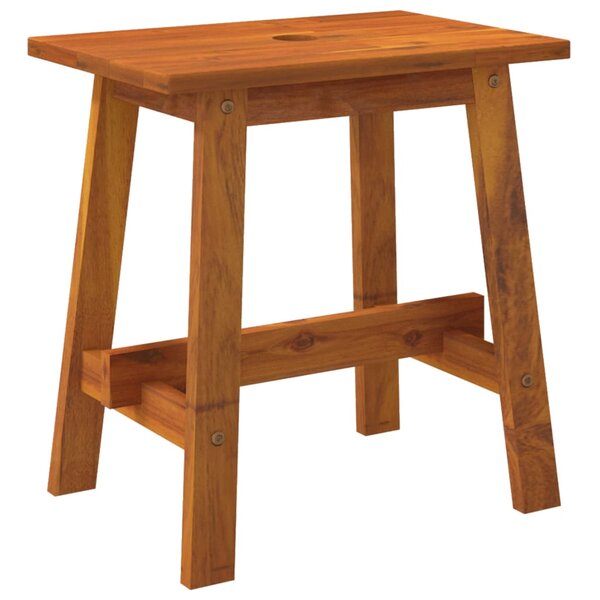 vidaXL Tabouret 45x29x45 cm Rectangulaire Bois d'acacia solide