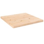 vidaXL Dessus de table 60x60x2 5 cm bois de pin massif