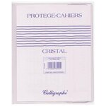 Protège-cahier Cristal Luxe 22/100ème 17x22 Transparent incolore CALLIGRAPHE