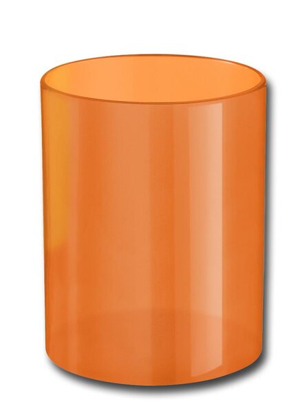 Pot à Crayon Plastique Orange ELAMI