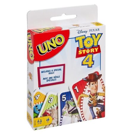 Uno toy story 4 jeu de cartes - 2 a 10 joueurs - 7 ans et + - La Poste