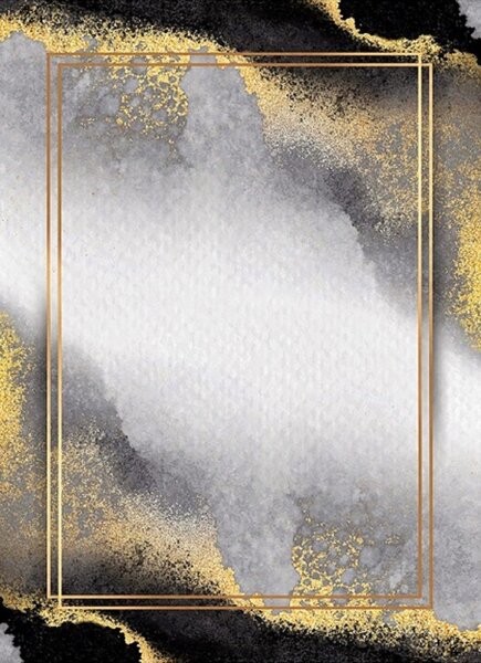 Tapis d'intérieur GOLD 50 x 80 cm - Blanc