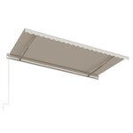 vidaXL Auvent rétractable automatique 500x300 cm Crème