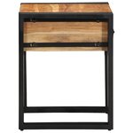 Table d'appoint vidaXL 40x40x50 cm en bois d'acacia