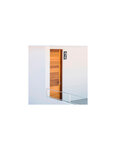 THIRARD - Plaque de signalisation 2  marquage blanc sur fond noir  panneau ABS à visser  56x120mm