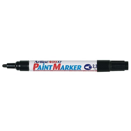 Marqueur 'Paint 400 XF' permanent indélébile pointe conique 2 3 mm noir x 12 ARTLINE