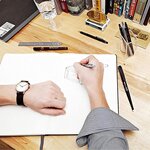 rOtring 800 Porte-mine Argent chromé mécanique rétractable 0.7 mm